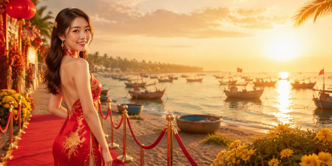 Người chơi cá cược thể thao điện tử tại bãi biển Mũi Né
